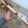 Mi (E) Walnut wood native american flute
