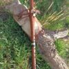 Mi (E) Sapele wood native american flute Eagle totem
