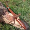 Mi (E) Sapele wood native american flute Eagle totem