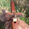 Mi (E) Sapele wood native american flute Eagle totem