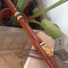 Fa (F) Sapele wood native american flute wolf totem