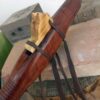 Fa (F) Sapele wood native american flute wolf totem