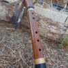 Mi (E) Huayruro wood native american flute with bird totem