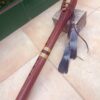 Mi (E) Sapele wood native american flute snake totem