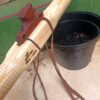 Mi (E) Pine wood native american flute