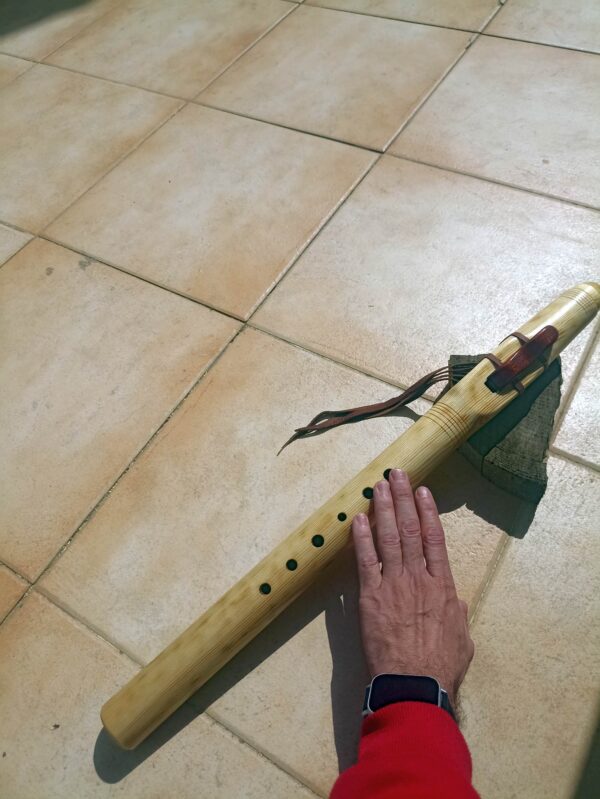 Re (D) Pine wood native american flute
