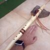 Sol (G) Pine wood native american flute eagle totem