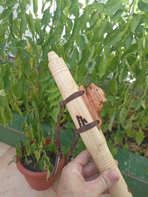 Sol (G) Ayon wood native american flute bear totem