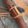 Mi (E) Sapele wood native american flute bird totem