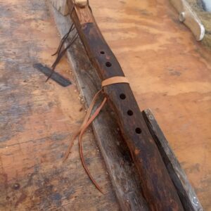 Re (D) Acacia wood rustic native american flute